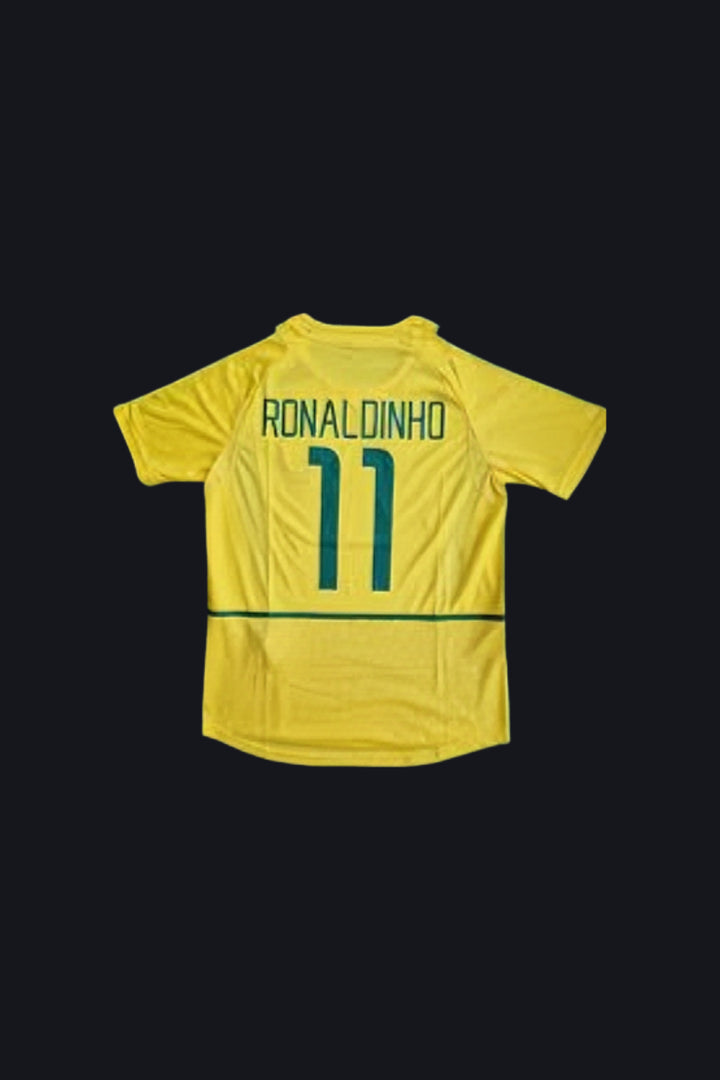 RONALDINHO-BRAZIL 2002 HOME JERSEY