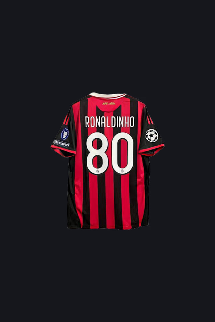 RONALDINHO–AC MILAN 2007-08 HOME JERSEY