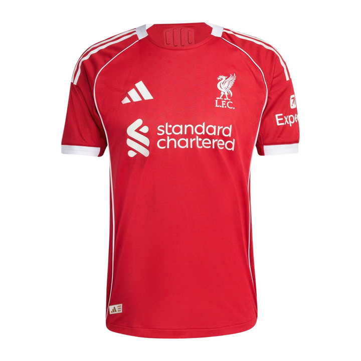 Liverpool 2025/26 Home Kit (Printed) – Available at Ballers Wardrobe