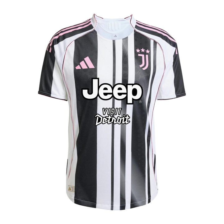 Juventus 2025/26 Home Kit (Embroidered) – Available at Ballers Wardrobe