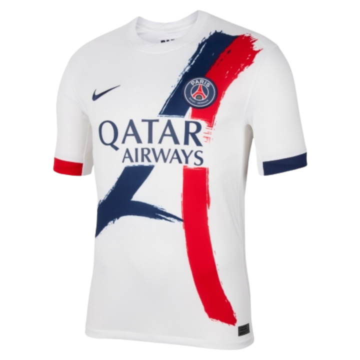 PSG 2025/26 Away Kit (Embroidered) – Available at Ballers Wardrobe